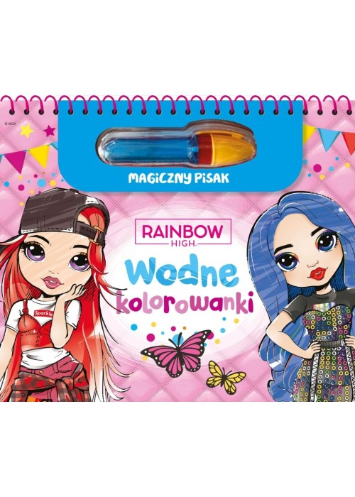 Rainbow High. Wodne kolorowanki. Magiczny pisak