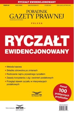 Ryczałt ewidencjonowany Podatki 1/2025