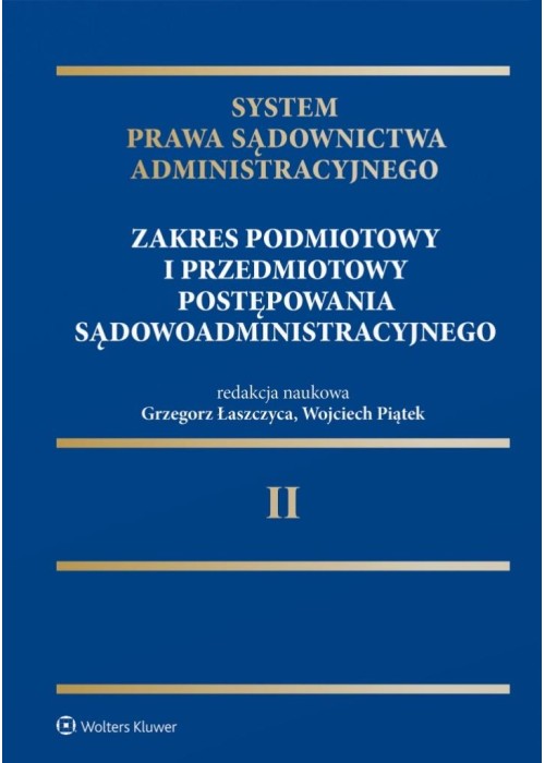 System Prawa Sądownictwa Administracyjnego T.2