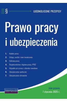 Prawo pracy i ubezpieczenia 7.01.2025