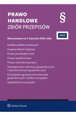 Prawo handlowe. Zbiór przepisów w.43 2025