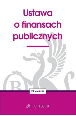 Ustawa o finansach publicznych w.24