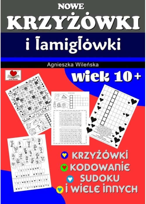 Nowe krzyżówki i łamigłówki wiek 10+