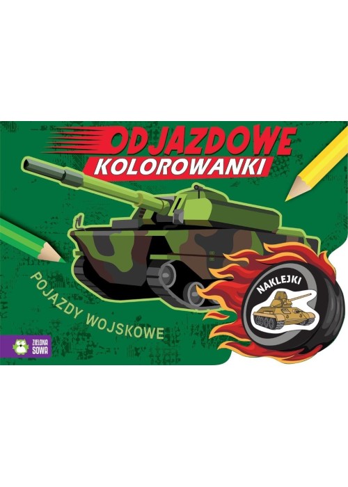 Odjazdowe kolorowanki. Pojazdy wojskowe