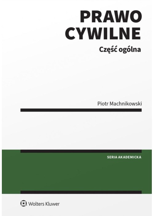 Prawo cywilne. Część ogólna w.1