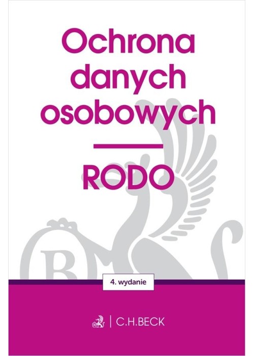 Ochrona danych osobowych. RODO w.4