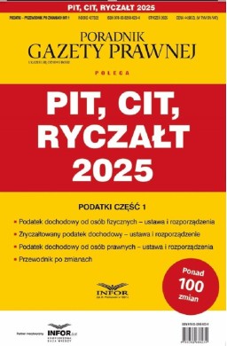 PIT, CIT, ryczałt 2025