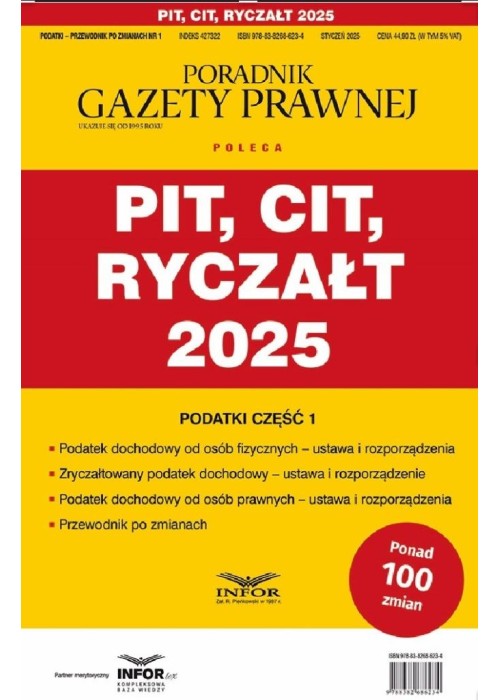 PIT, CIT, ryczałt 2025