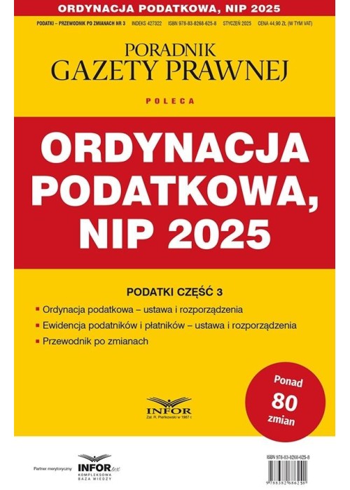 Ordynacja podatkowa, NIP 2025