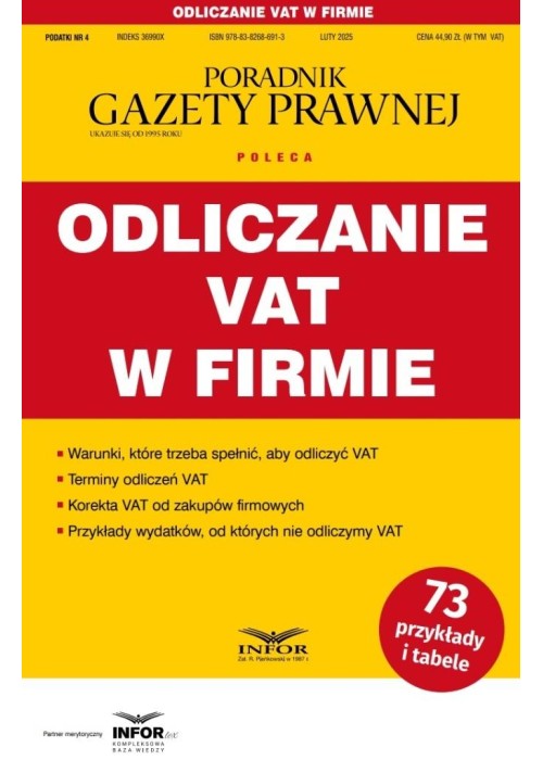 Odliczanie VAT w firmie. Podatki 4/2025