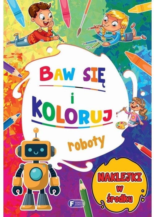 Baw się i koloruj. Roboty