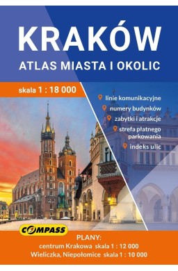 Przewodnik Kraków atlas miasta i okolic