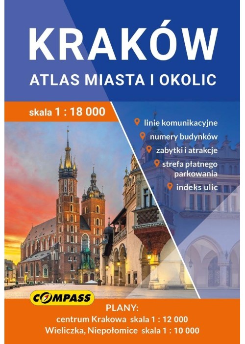 Przewodnik Kraków atlas miasta i okolic