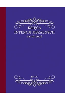 Księga intencji mszalnych na rok 2026 A4