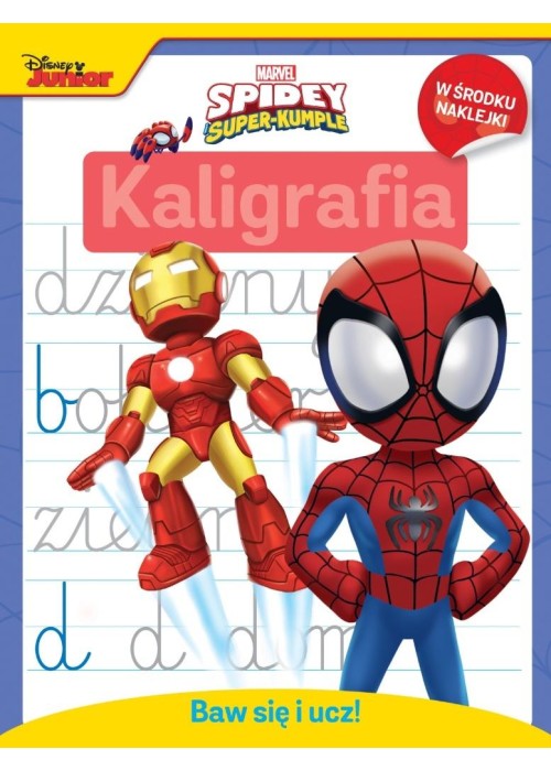 Baw się i ucz! Kaligrafia. Marvel Spidey...