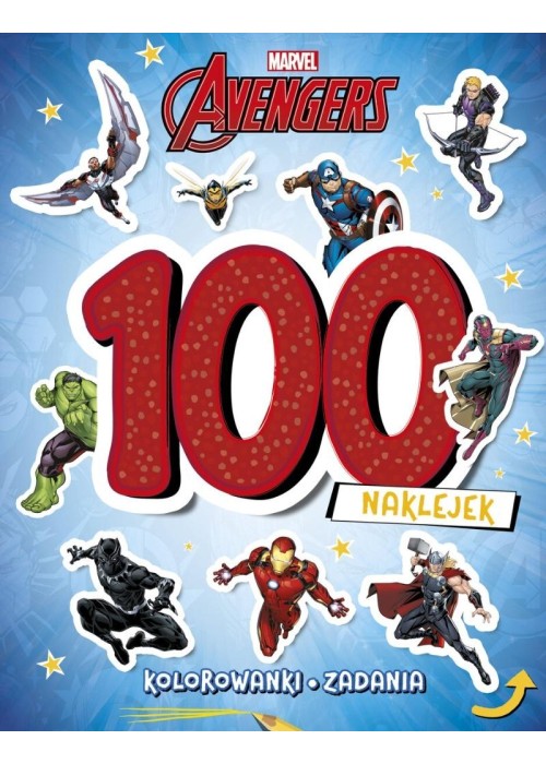 100 naklejek. Marvel Avengers