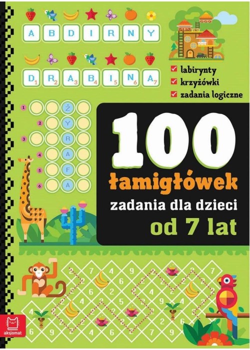 100 zadań - łamigłówki dla dzieci od 7 lat