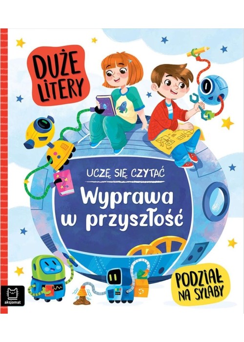 Uczę się czytać. Duże litery. Podział na sylaby