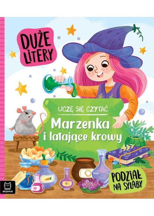 Uczę się czytać. Duże litery. Podział na sylaby