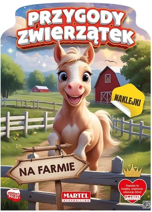 Przygody zwierzątek na farmie z naklejkami