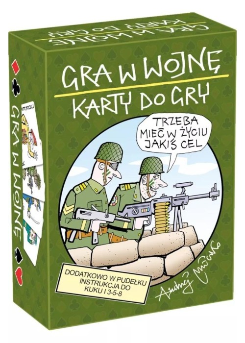 Gra w wojnę. Karty do gry