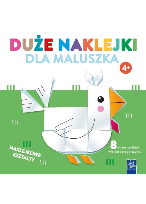 Duże naklejki dla maluszka 4+ Kurka