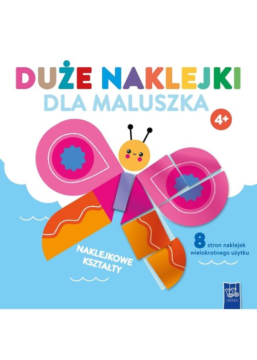 Duże naklejki dla maluszka 4+ Motylek