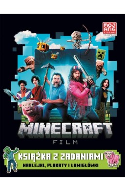 Minecraft. Film. Naklejki, plakaty i łamigłówki