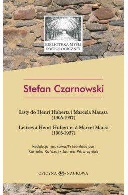 Stefan Czarnowski. Listy do do H. Huberta ...