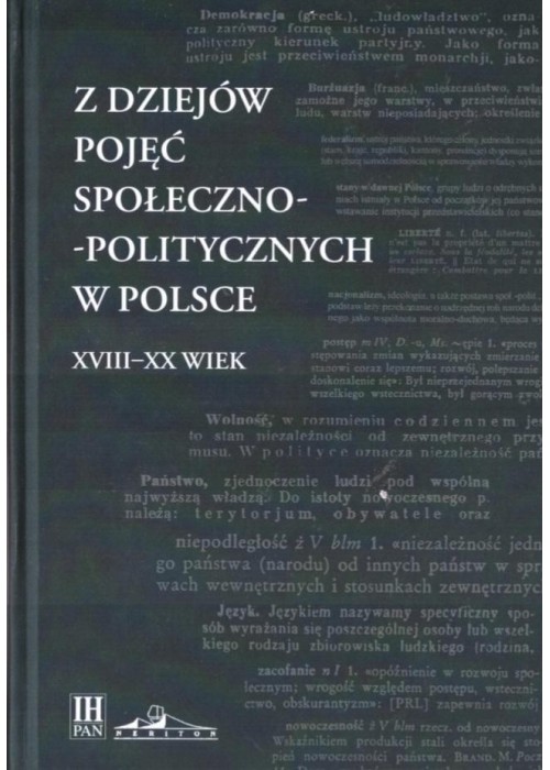 Z dziejów pojęć społeczno-politycznych w Polsce