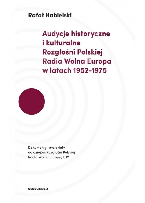 Audycje historyczne i kulturalne Rozgłośni...