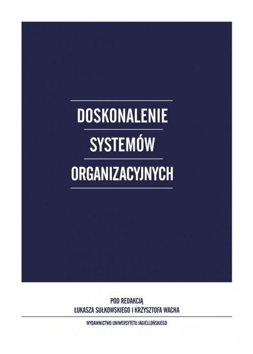 Doskonalenie systemów organizacyjnych