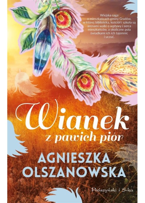 Wianek z pawich piór