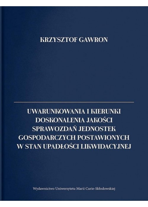 Uwarunkowania i kierunki doskonalenia jakości..