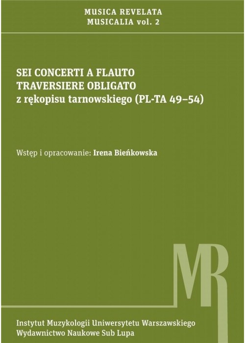 Sei concerti a flauto traversiere obligato...