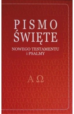 Pismo Święte Nowego Testamentu i psalmy - czerwone