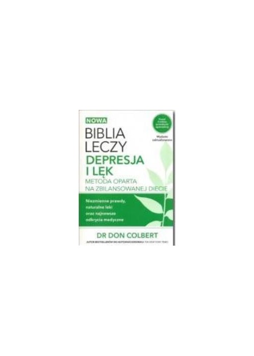 Biblia leczy.Depresja i lęk