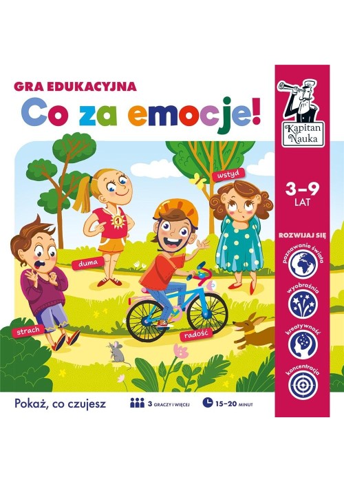 Co za emocje! Gra edukacyjna. Kapitan Nauka