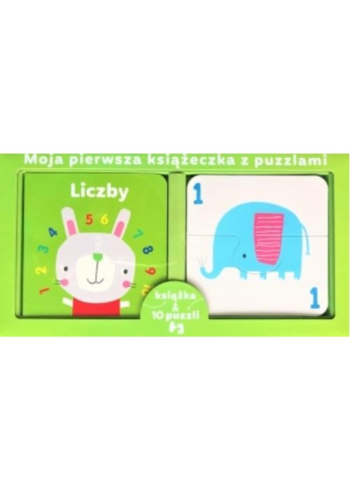 Książka & 10 puzzli liczby