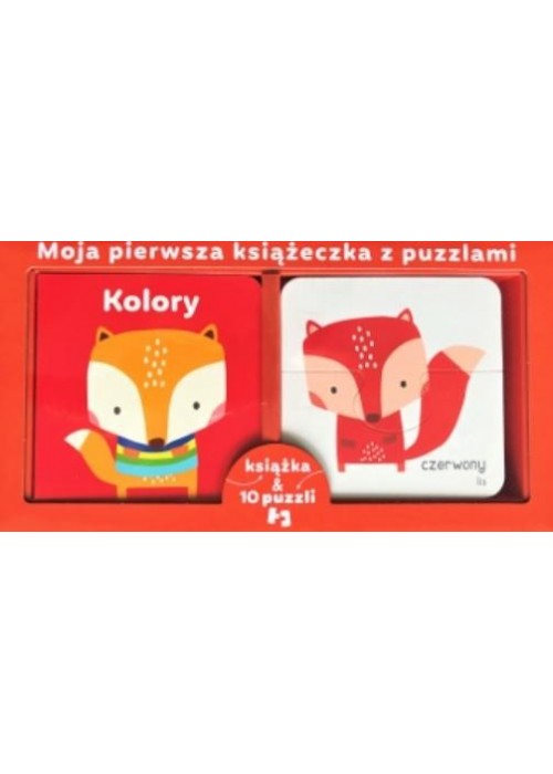 Książka & 10 puzzli kolory