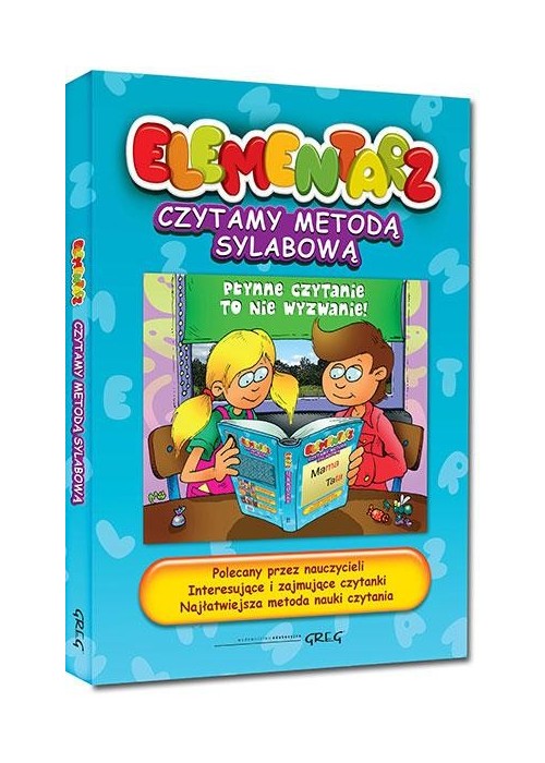 Elementarz - czytanie metodą sylabową TW Greg