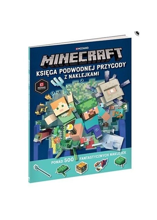 Minecraft. Księga podwodnej przygody z naklejkami