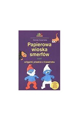 Papierowa wioska smerfów czyli origami...