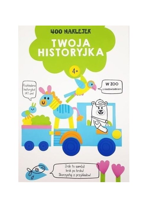 400 naklejek. Twoja historyjka 4+ (zielona)