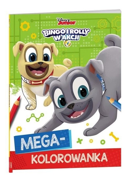 Megakolorowanka. Bingo i Rolly w akcji