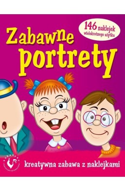 Zabawne portrety. Kreatywna zabawa z naklejkami