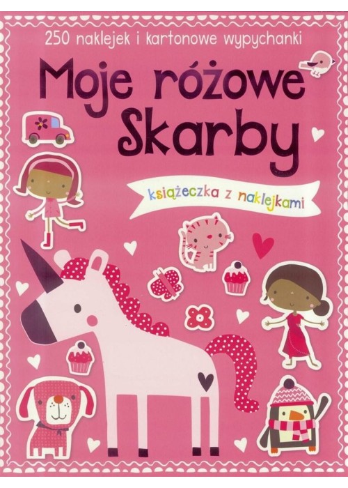 250 naklejek - Moje różowe skarby