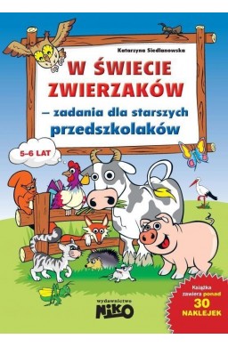 W świecie zwierzaków - zad. dla starszych przedsz.