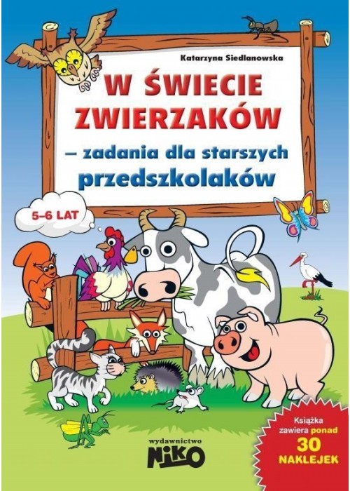 W świecie zwierzaków - zad. dla starszych przedsz.