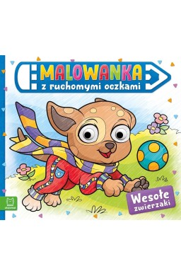 Malowanka z ruchomymi oczkami. Wesołe zwierzaki